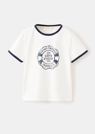 MANGO SAINT 27005155-02 MANGO KIDS GIRL T-SHIRT SHORT SLEEVE