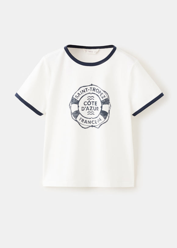 MANGO SAINT 27005155-02 MANGO KIDS GIRL T-SHIRT SHORT SLEEVE