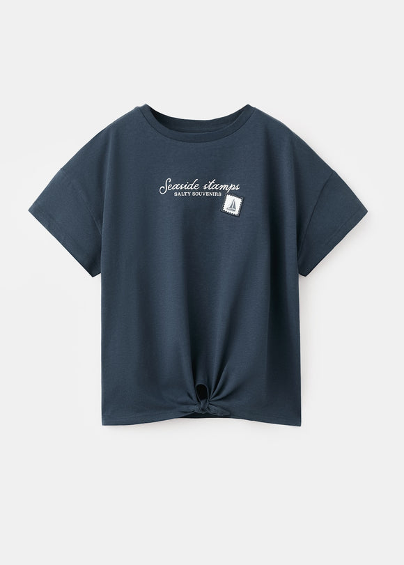 MANGO STAMPS 27005165-56 MANGO KIDS GIRL T-SHIRT SHORT SLEEVE