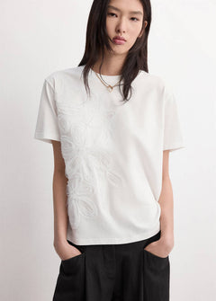MANGO JAZMIN 27005832-02 MANGO WOMEN T-SHIRT SHORT SLEEVE