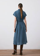 MANGO MACA 27005833-52 MANGO WOMEN DRESS FULL LENGTH-3