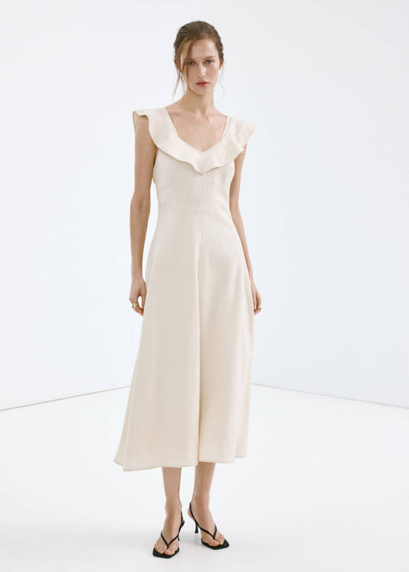 MANGO VOLA 27005840-07 MANGO WOMEN DRESS FULL LENGTH