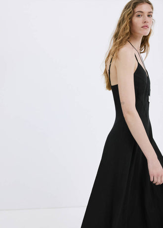 MANGO RAYITU 27005841-99 MANGO WOMEN DRESS FULL LENGTH