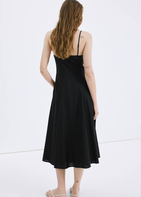 MANGO RAYITU 27005841-99 MANGO WOMEN DRESS FULL LENGTH