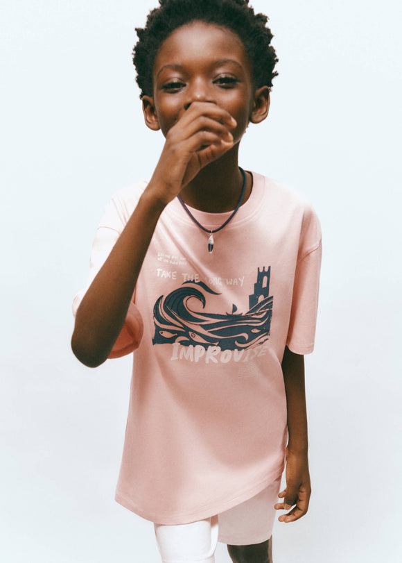 MANGO M2IMPRO 27006737-85 MANGO KIDS BOY T-SHIRT SHORT SLEEVE