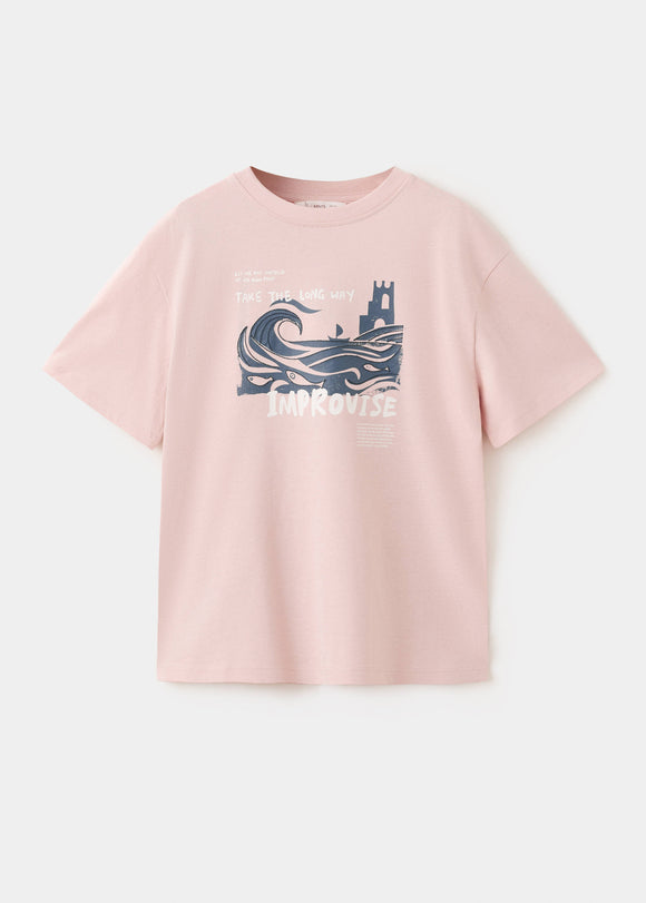 MANGO M2IMPRO 27006737-85 MANGO KIDS BOY T-SHIRT SHORT SLEEVE