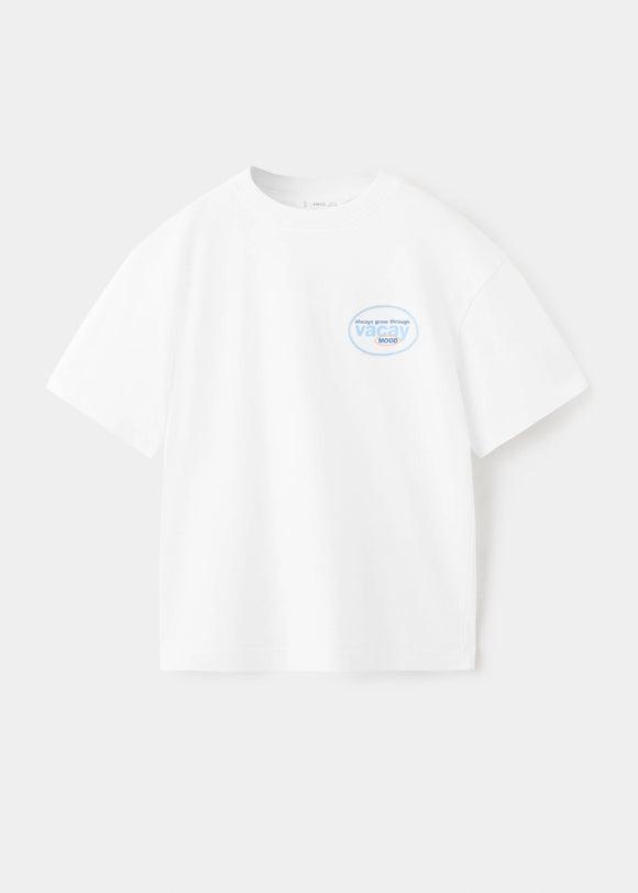 MANGO M2VACAY 27006740-01 MANGO KIDS BOY T-SHIRT SHORT SLEEVE