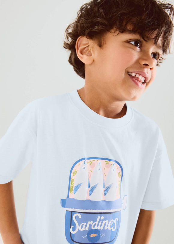 MANGO M2SARDIN 27006741-50 MANGO KIDS BABY BOY T-SHIRT SHORT SLEEVE