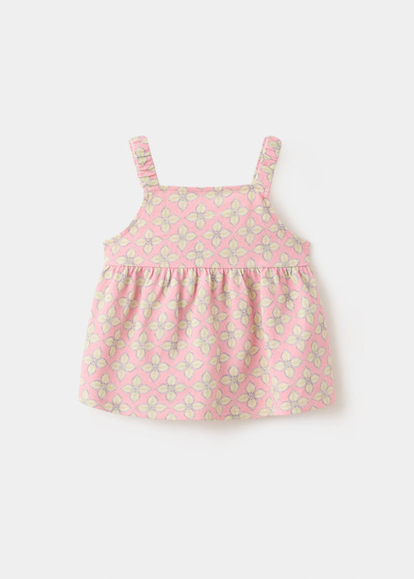MANGO ROMBISET 27006755-85 MANGO KIDS BABY GIRL T-SHIRT SHORT SLEEVE
