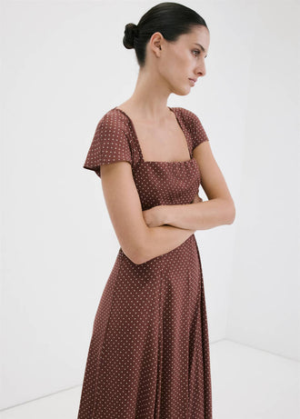 MANGO LILA 27007156-32 MANGO WOMEN DRESS FULL LENGTH