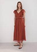 MANGO SOFIA 27007167-28 MANGO WOMEN DRESS FULL LENGTH-2