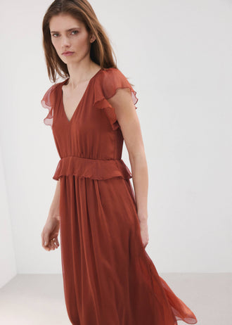 MANGO SOFIA 27007167-28 MANGO WOMEN DRESS FULL LENGTH