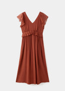 MANGO SOFIA 27007167-28 MANGO WOMEN DRESS FULL LENGTH-5