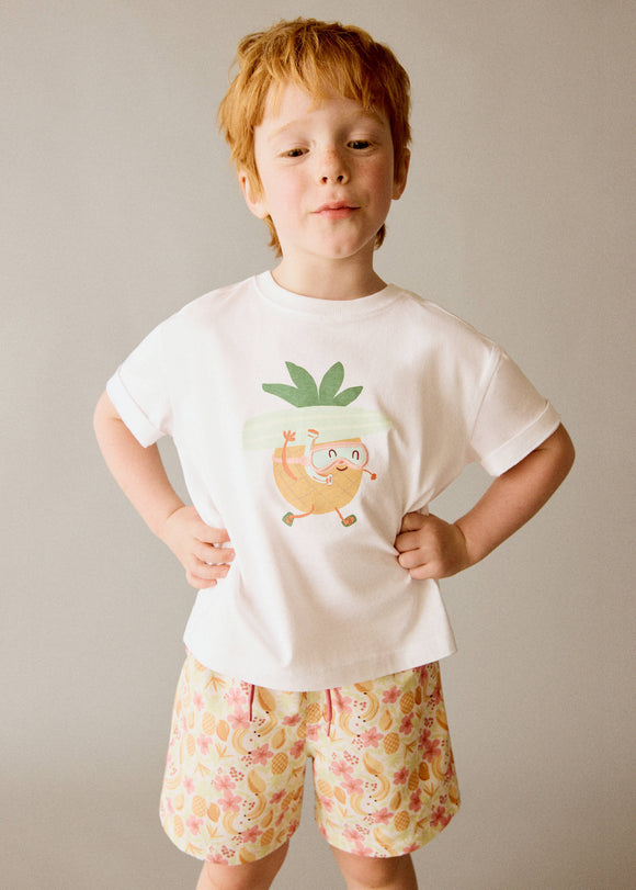 MANGO APINE 27007917-01 MANGO KIDS BABY BOY T-SHIRT SHORT SLEEVE