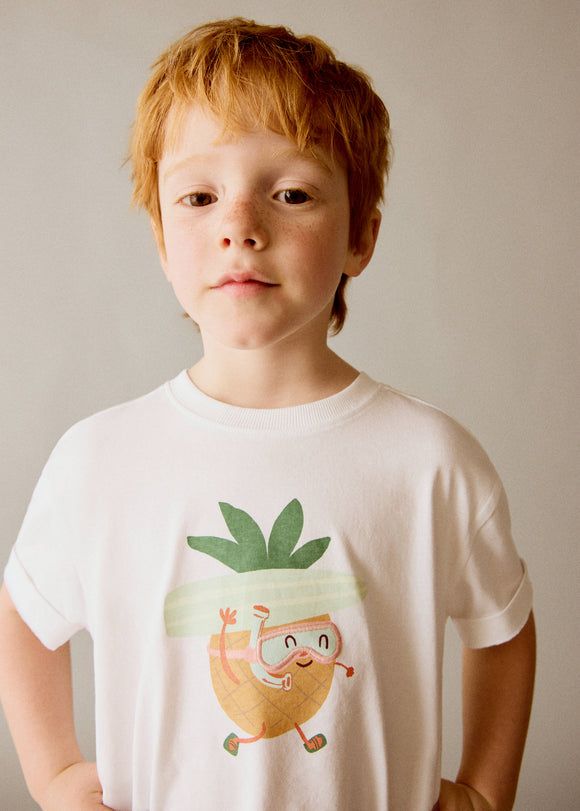 MANGO APINE 27007917-01 MANGO KIDS BABY BOY T-SHIRT SHORT SLEEVE