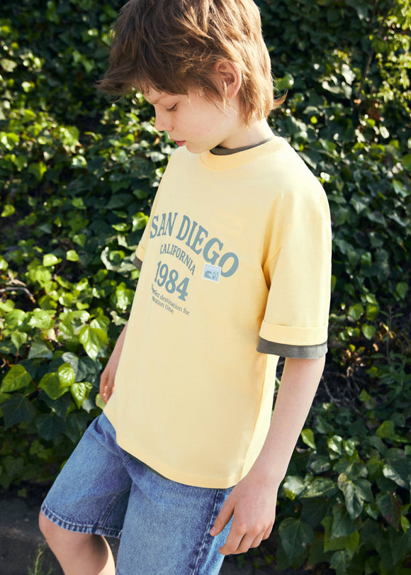 MANGO CALIPLUS 27007920-12 MANGO KIDS BOY T-SHIRT SHORT SLEEVE
