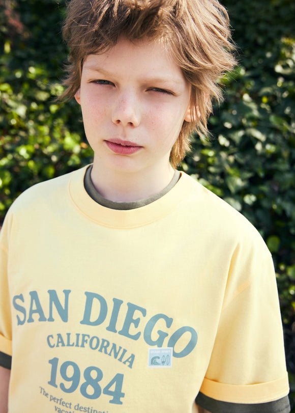 MANGO CALIPLUS 27007920-12 MANGO KIDS BOY T-SHIRT SHORT SLEEVE