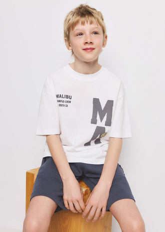 MANGO SPORPLUS 27007926-01 MANGO KIDS BOY T-SHIRT SHORT SLEEVE