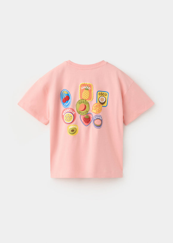 MANGO STICKER 27007940-21 MANGO KIDS GIRL T-SHIRT