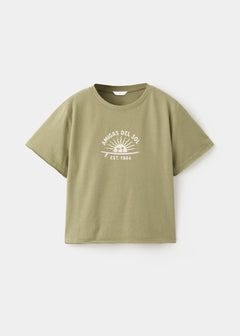 MANGO AMIGAS 27007946-38 MANGO KIDS GIRL T-SHIRT SHORT SLEEVE