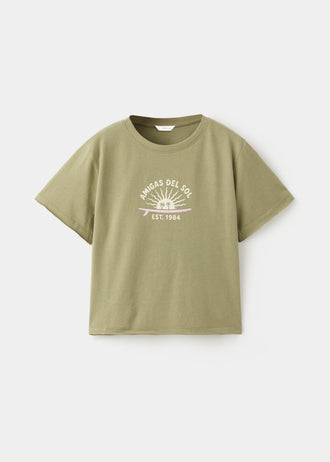 MANGO AMIGAS 27007946-38 MANGO KIDS GIRL T-SHIRT SHORT SLEEVE