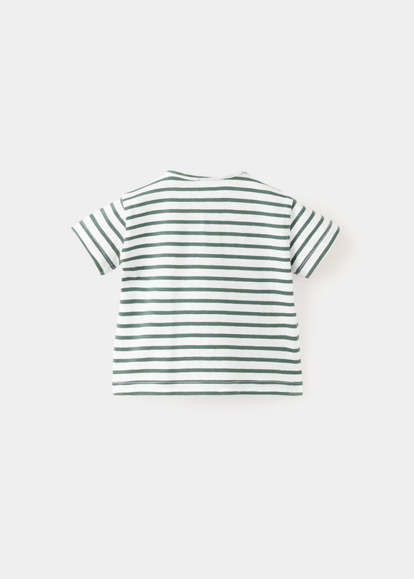 MANGO NAPOLES 27008268-43 MANGO KIDS NEW BORN BABY T-SHIRT SHORT SLEEVE