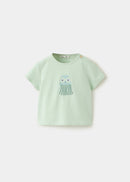 MANGO JELYFISH 27008270-43 MANGO KIDS NEW BORN BABY T-SHIRT SHORT SLEEVE-3
