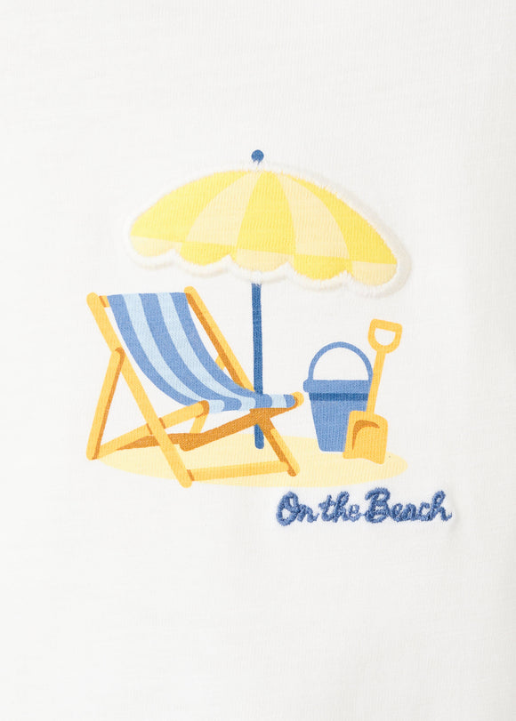 MANGO BEACH 27008271-02 MANGO KIDS NEW BORN BABY T-SHIRT SHORT SLEEVE