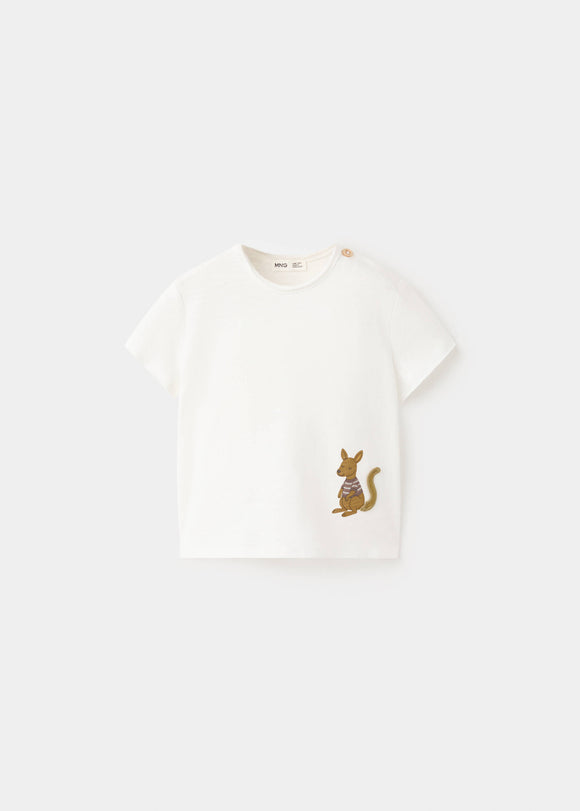 MANGO CANGU 27008273-02 MANGO NEWBORN T-SHIRT