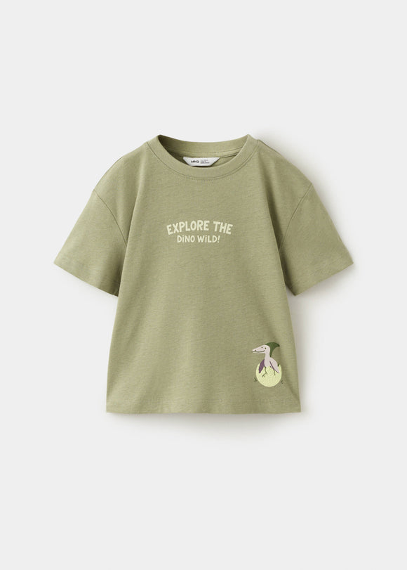 MANGO VOLCANO 27008280-37 MANGO KIDS BABY BOY T-SHIRT SHORT SLEEVE
