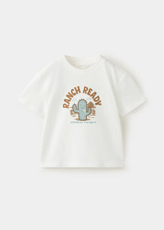 MANGO CACTUS 27008281-02 MANGO KIDS BABY BOY T-SHIRT SHORT SLEEVE
