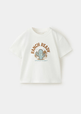 MANGO CACTUS 27008281-02 MANGO KIDS BABY BOY T-SHIRT SHORT SLEEVE