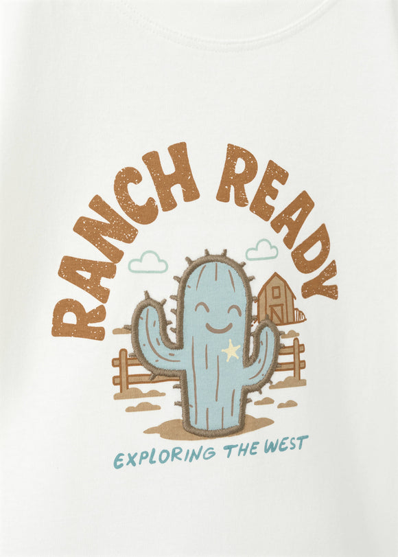 MANGO CACTUS 27008281-02 MANGO KIDS BABY BOY T-SHIRT SHORT SLEEVE