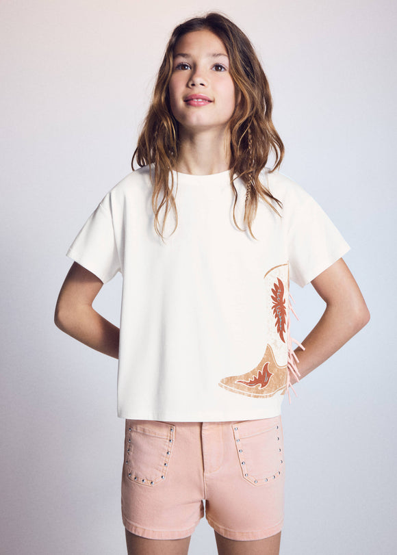 MANGO BOOT 27008666-02 MANGO KIDS GIRL T-SHIRT