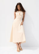 MANGO BUTTER 27009098-05 MANGO WOMEN DRESS-2