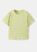MANGO LIMESET 27014047-14 MANGO KIDS GIRL T-SHIRT SHORT SLEEVE-1