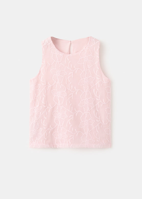 MANGO ROSESET 27014048-85 MANGO KIDS GIRL T-SHIRT SHORT SLEEVE