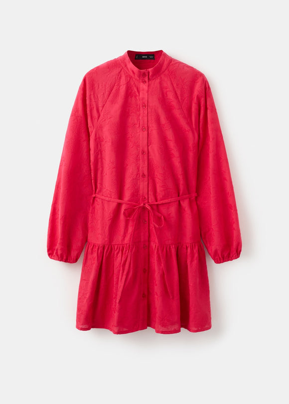 MANGO DOMINO-H 27014049-74 MANGO WOMEN DRESS KNEE LENGTH