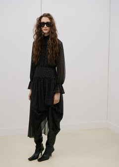 MANGO POLKY 27014104-99 MANGO WOMEN DRESS FULL LENGTH