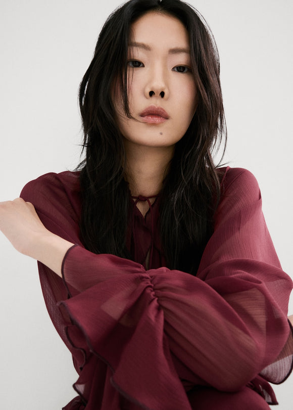 MANGO CHERRY 27014106-78 MANGO WOMEN DRESS FULL LENGTH