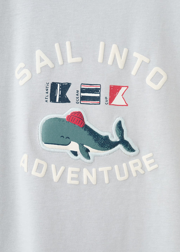 MANGO FWHALE 27015152-50 MANGO KIDS BABY BOY T-SHIRT SHORT SLEEVE