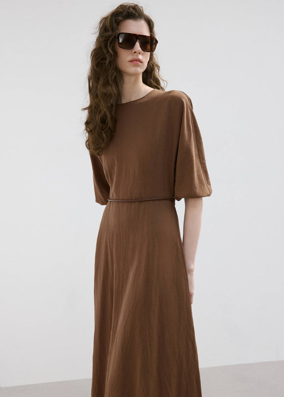 MANGO MOMY 27015831-30 MANGO WOMEN DRESS FULL LENGTH
