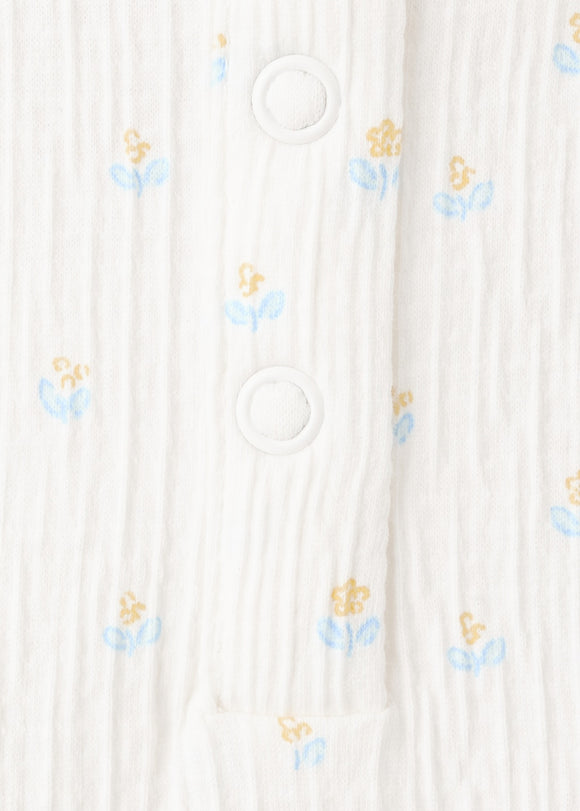 MANGO FLOWER 27015961-02 MANGO KIDS NEW BORN BODYSUIT
