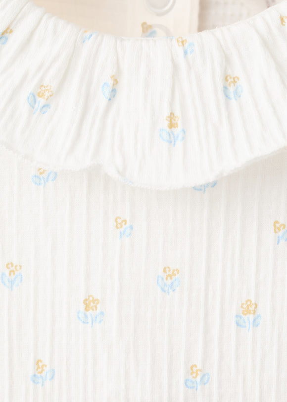 MANGO FLOWER 27015961-02 MANGO KIDS NEW BORN BODYSUIT