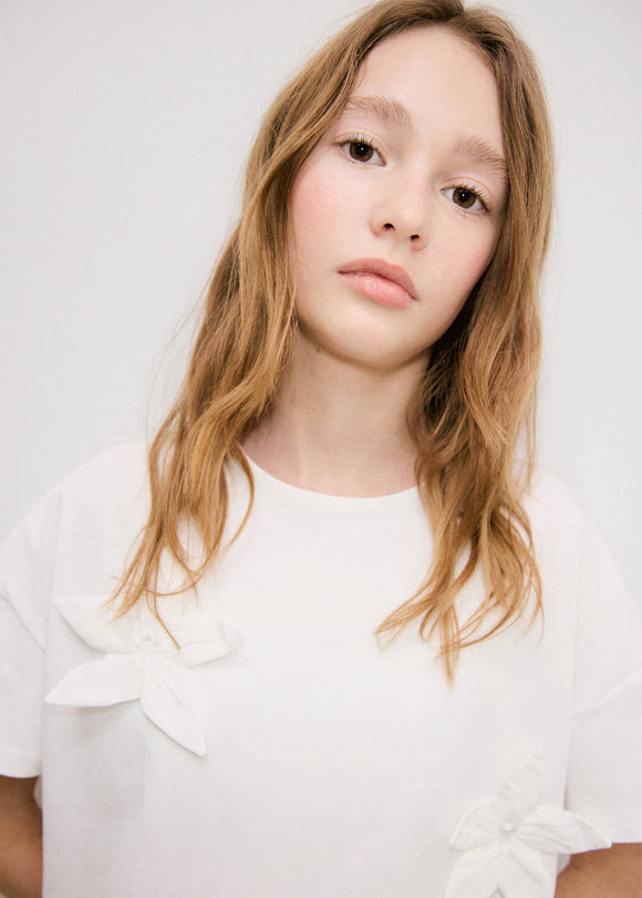 MANGO TRESD 27015970-02 MANGO KIDS GIRL T-SHIRT SHORT SLEEVE