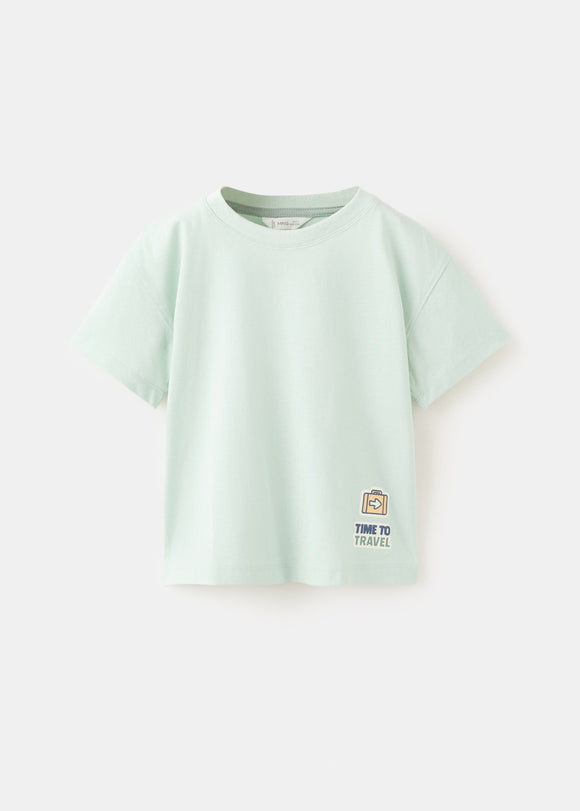 MANGO MTRAVEL 27016344-45 MANGO KIDS BABY BOY T-SHIRT SHORT SLEEVE