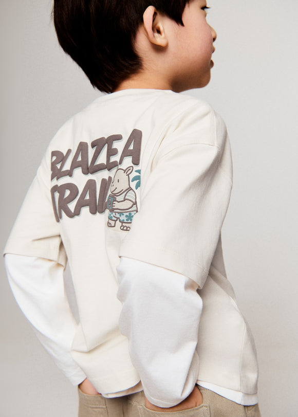 MANGO BLAZE 27016348-05 MANGO KIDS BABY BOY T-SHIRT SHORT SLEEVE