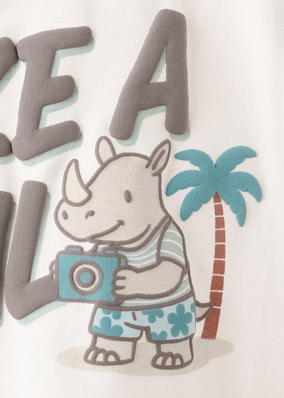 MANGO BLAZE 27016348-05 MANGO KIDS BABY BOY T-SHIRT SHORT SLEEVE