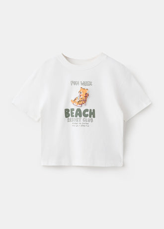 MANGO MBEACH 27016349-01 MANGO KIDS BABY BOY T-SHIRT SHORT SLEEVE