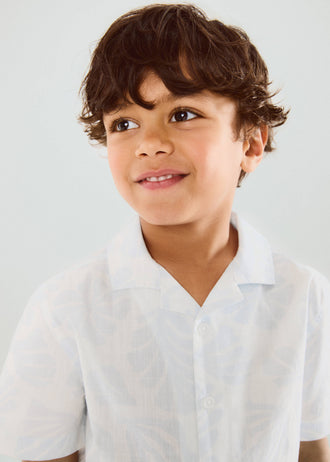 MANGO CORFU 27016729-01 MANGO KIDS BABY BOY SHIRT SHORT SLEEVE